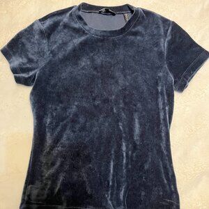 Womens Theory Velour Shirt